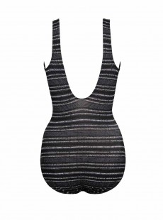 Maillot de bain gainant Layered Escape Imprimés à rayures - No static - "M" - Miraclesuit swimwear