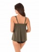 Dazzle Tankini Top Vert - Razzle Dazzle - "M" - Miraclesuit Swimwear