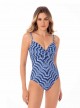 Maillot de bain gainant Bette Bleu - Hypnotique - "M" - Miraclesuit swimwear
