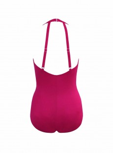Maillot de bain 1 pièce gainante Wrapsody Rose - Rock Solid - " M " - Miraclesuit Swimwear