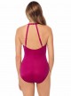 Maillot de bain 1 pièce gainante Wrapsody Rose - Rock Solid - " M " - Miraclesuit Swimwear