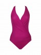 Maillot de bain 1 pièce gainante Wrapsody Rose - Rock Solid - " M " - Miraclesuit Swimwear