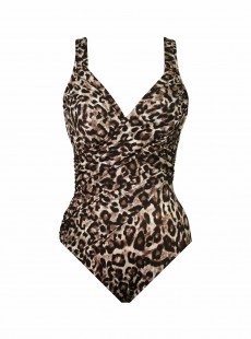 Maillot de bain gainant Revele Leopard - Belle Gattino - "M" - Miraclesuit Swimwear