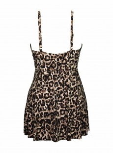 Robe de bain gainante Adora Leopard - Belle Gattino - "M" - Miraclesuit Swimwear