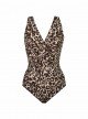 Maillot de bain 1 pièce gainant Esmerelda Leopard - Belle Gattino - " M " - Miraclesuit Swimwear