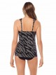 Dazzle Tankini Noir et Argenté - Angelfish - " M " - Miraclesuit Swimwear