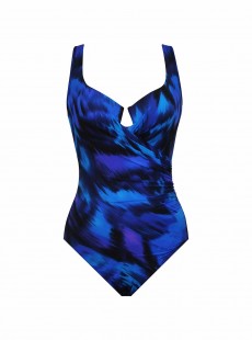 Maillot de bain gainant Escape Imprimés Bleu - Nuage Bleu - "M" - Miraclesuit swimwear