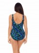 Maillot de bain 1 pièce gainant Seraphina imprimé fleuris bleu - Provence D'Azur - " M " - Miraclesu
