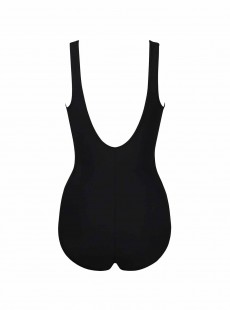 Maillot de bain gainant Temptress Noir - Labyrinth - "W" - Miraclesuit Swimwear