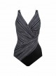 Maillot de bain gainant Oceanus Imprimés à rayures - No static - "W" - Miraclesuit swimwear