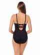 Maillot de bain 1 pièce gainant Temptation Noir / Gris - Labyrinth - " M " - Miraclesuit Swimwear