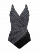 Maillot de bain gainant Oceanus Imprimés à rayures - No static - "FC" - Miraclesuit swimwear