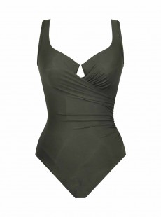 Maillot de bain gainant Escape Kaki - Must Haves - "M" - Miraclesuit swimwear
