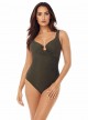 Maillot de bain gainant Escape Kaki - Must Haves - "M" - Miraclesuit swimwear