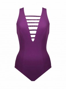 Maillot de bain lissant 1 pièce Veracruz Violet - Romancing the Stone - Amoressa