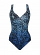 Maillot de bain une pièce It's A Wrap Bleu - Boa Blues - "M" - Miraclesuit Swimwear