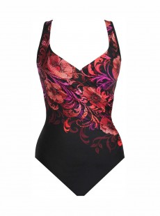 Maillot de bain une pièce It's A Wrap Noir -  Poppy - "M" - Miraclesuit Swimwear
