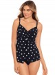 Tankini Love Knot Noir -  Pizzelles - "M" - Miraclesuit Swimwear