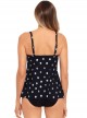 Tankini Love Knot Noir -  Pizzelles - "M" - Miraclesuit Swimwear