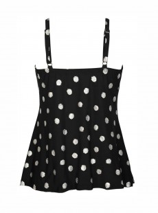 Tankini Love Knot Noir -  Pizzelles - "FC" - Miraclesuit Swimwear
