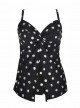 Tankini Love Knot Noir -  Pizzelles - "W" - Miraclesuit Swimwear