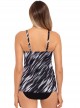Tankini Love Knot Noir et Blanc -  Warp Speed - "M" - Miraclesuit Swimwear