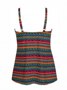 Tankini Love Knot Multicolor -  Raya De Sol - "M" - Miraclesuit Swimwear