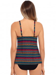 Tankini Love Knot Multicolor -  Raya De Sol - "M" - Miraclesuit Swimwear