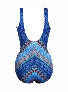Maillot de bain une pièce Criss Cross Escape Multicolor -  Casablanca - "M" - Miraclesuit Swimwear