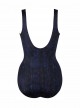 Maillot de bain une pièce Criss Cross Escape Bleu -  Akasha - "M" - Miraclesuit Swimwear