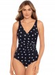Maillot de bain une pièce Oceanus Noir -  Pizzelles - "M" - Miraclesuit Swimwear