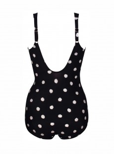 Maillot de bain une pièce Oceanus Noir - Pizzelles - "W" - Miraclesuit Swimwear