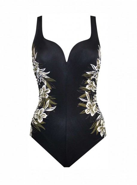 Maillot de bain une pièce Temptress Noir - Moondancer - "M" - Miraclesuit Swimwear