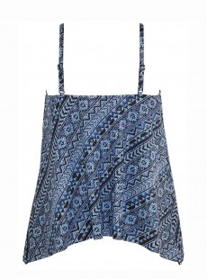 Tankini Peephole Bleu - Paillette - "M" - Miraclesuit Swimwear