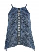 Tankini Peephole Bleu - Paillette - "M" - Miraclesuit Swimwear