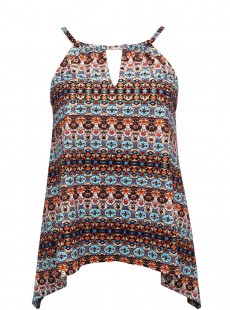Tankini Peephole Multicolor - Nefertiti - "M" - Miraclesuit Swimwear