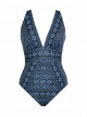 Maillot de bain une pièce Odyssey Bleu - Paillette - "M" - Miraclesuit Swimwear