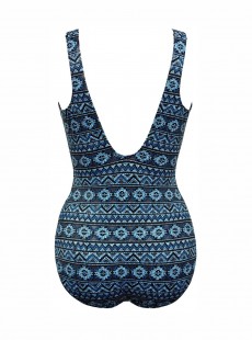 Maillot de bain une pièce Odyssey Bleu - Paillette - "M" - Miraclesuit Swimwear
