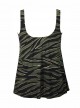 Tankini Ursula Kaki - Seabra - "M" - Miraclesuit Swimwear