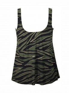Tankini Ursula Kaki - Seabra - "W" - Miraclesuit Swimwear