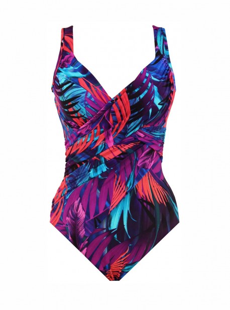 Maillot de bain une pièce Revele Multicolor - Caliente Tropica - "M" - Miraclesuit Swimwear