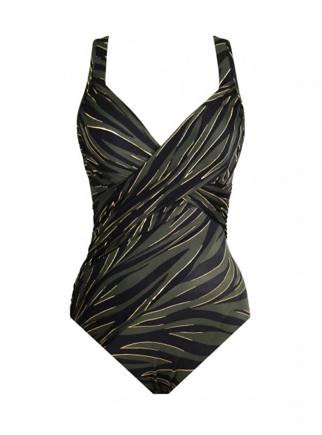 Maillot de bain une pièce Revele Kaki - Seabra - "M" - Miraclesuit Swimwear