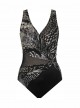 Maillot de bain une pièce Circe Noir - Lux Lynx - "M" - Miraclesuit Swimwear