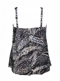 Tankini Mirage Noir - Lux Lynx - "M" - Miraclesuit Swimwear