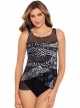Tankini Mirage Noir - Lux Lynx - "M" - Miraclesuit Swimwear