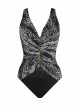 Maillot de bain une pièce Charmer Noir - Lux Lynx - "M" - Miraclesuit Swimwear