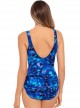 Maillot de bain une pièce Esmeralda Bleu - Cloud Leopard - "M" - Miraclesuit Swimwear