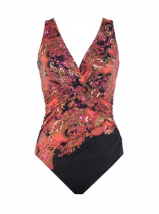 Maillot de bain une pièce Traveler Multicolore - Kashmir - "M" - Miraclesuit Swimwear