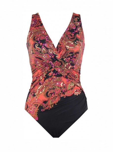 Maillot de bain une pièce Traveler Multicolore - Kashmir - "M" - Miraclesuit Swimwear