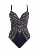Maillot de bain une pièce Captivate Bleu - Akasha - "M" - Miraclesuit Swimwear